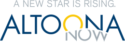 Logo of Altoona Now with the tagline A New Star Is Rising